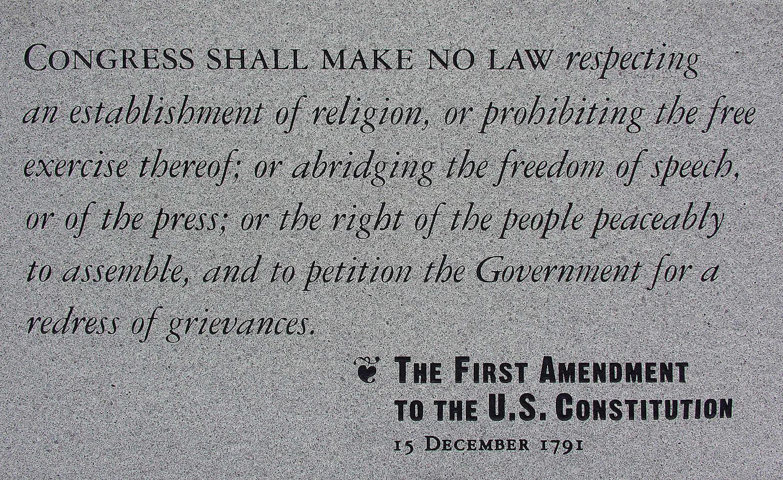 First Amendment