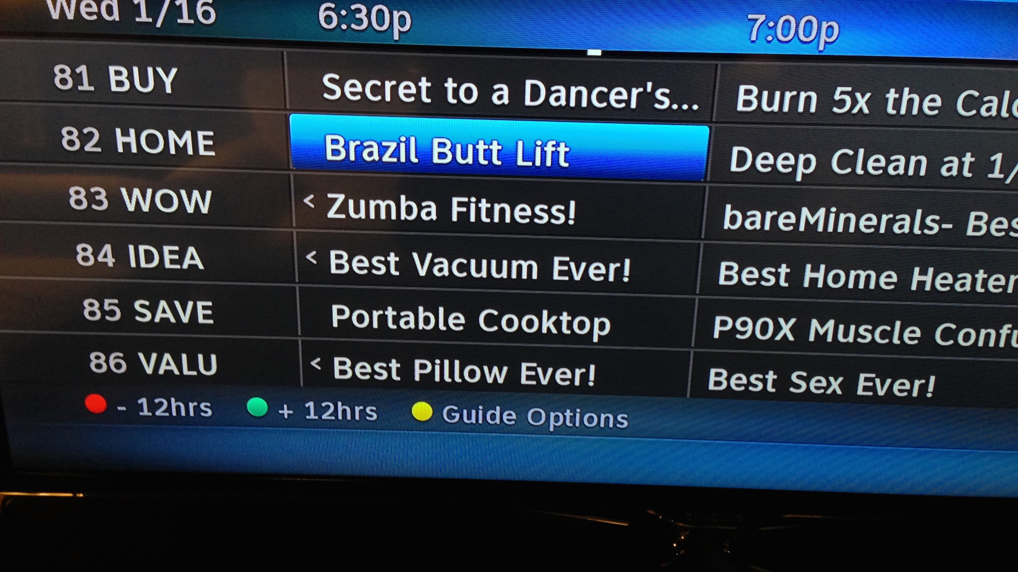 Time/Warner, Spectrum, Verizon, BBC, Cable TV