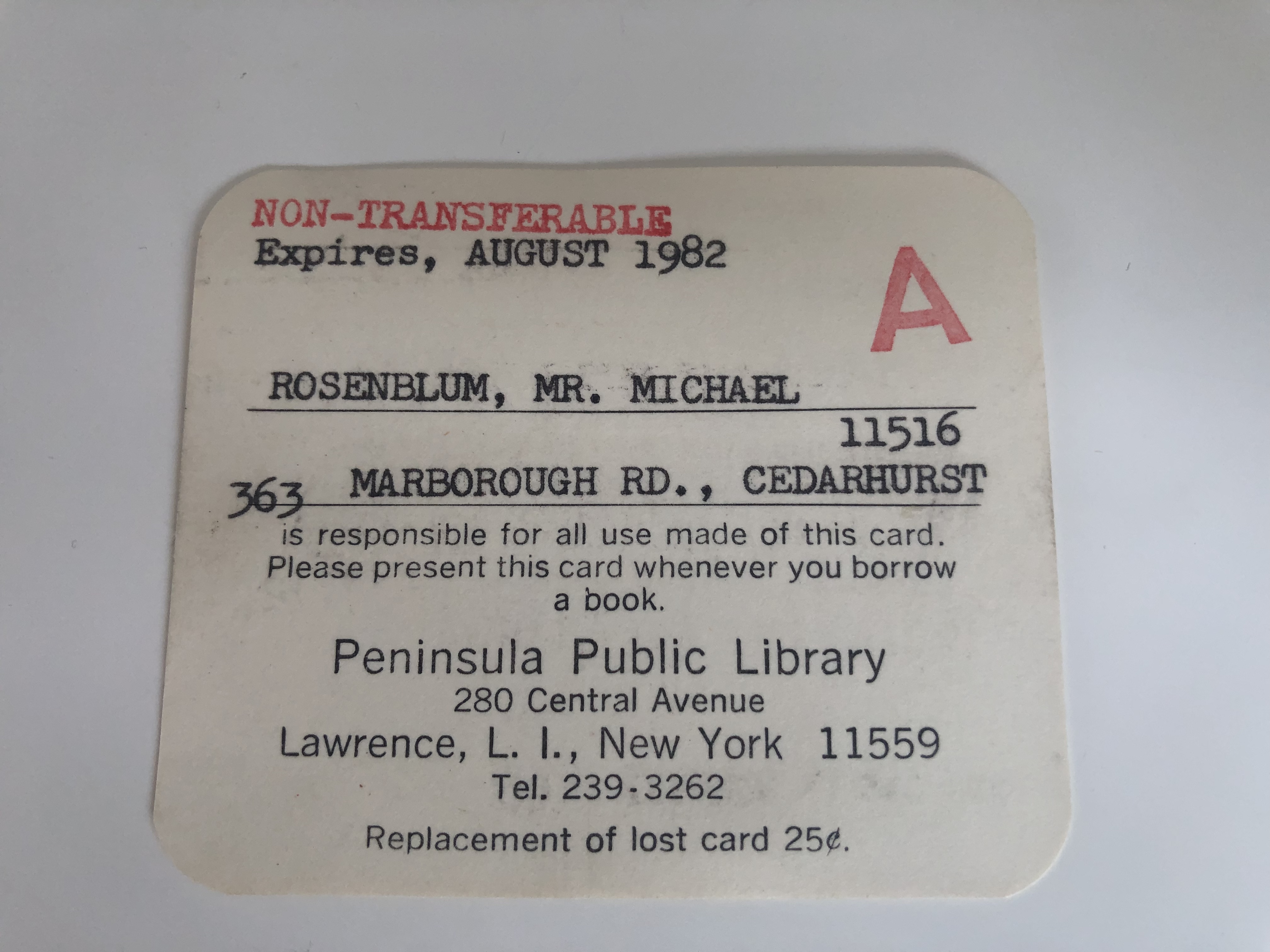 Library Card