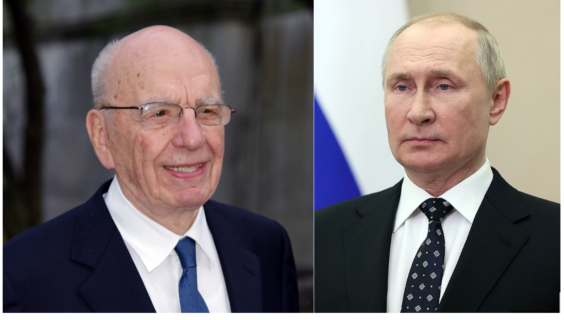 Rupert Murdoch Vladamir Putin
