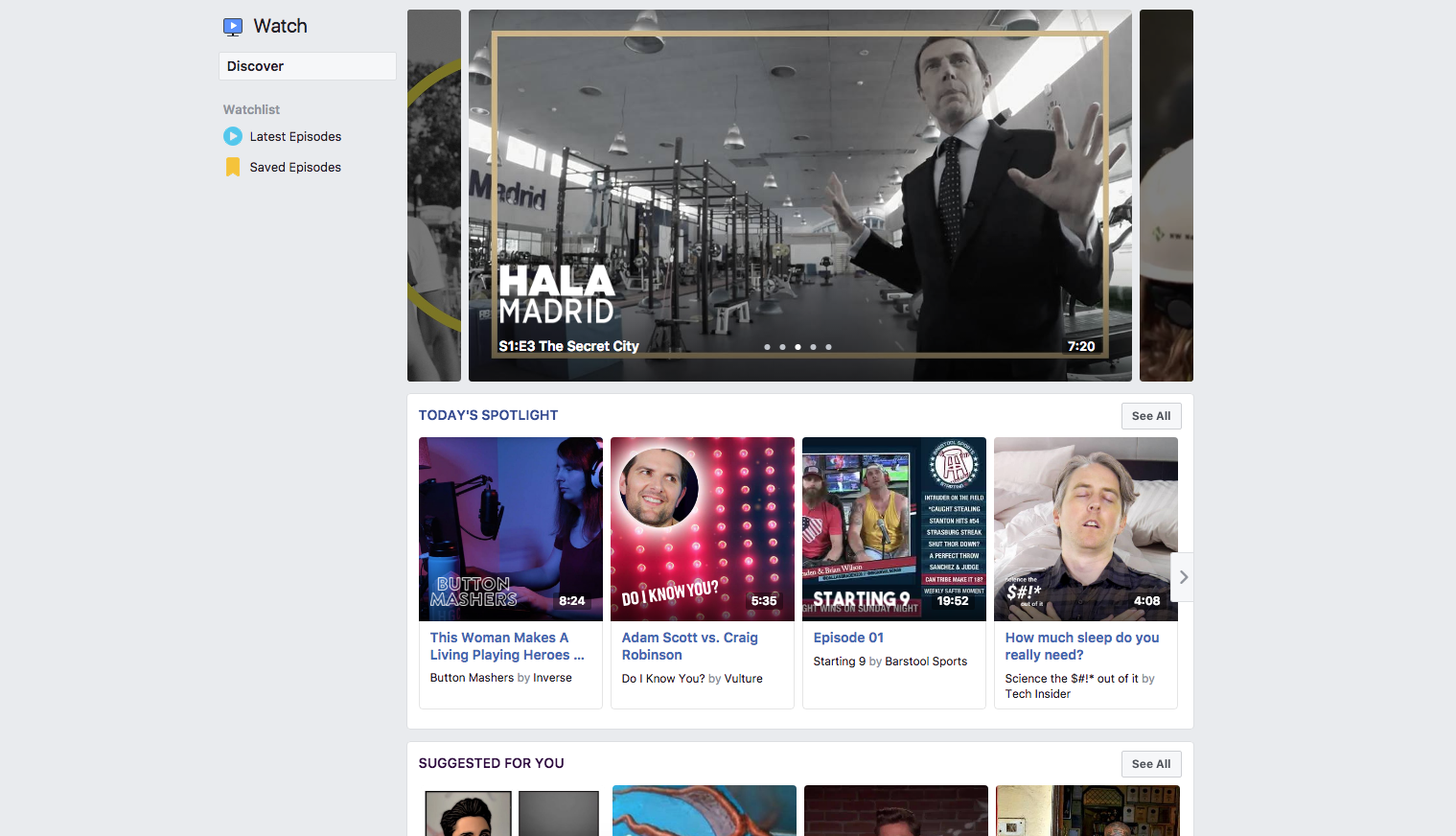 Facebook Watch Facebook Watch