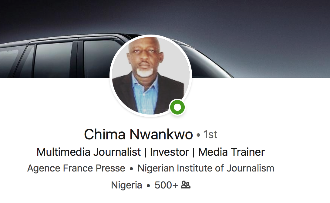 Nigeria, TV, LinkedIn, RealityTV