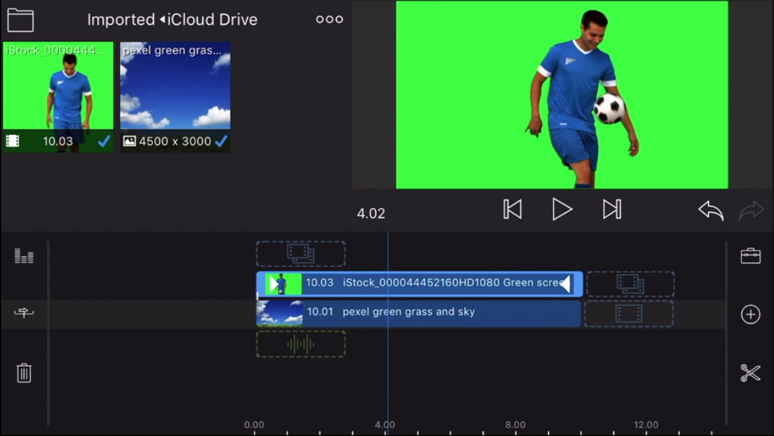 LumaFusion Special Effects Green Screen VJ